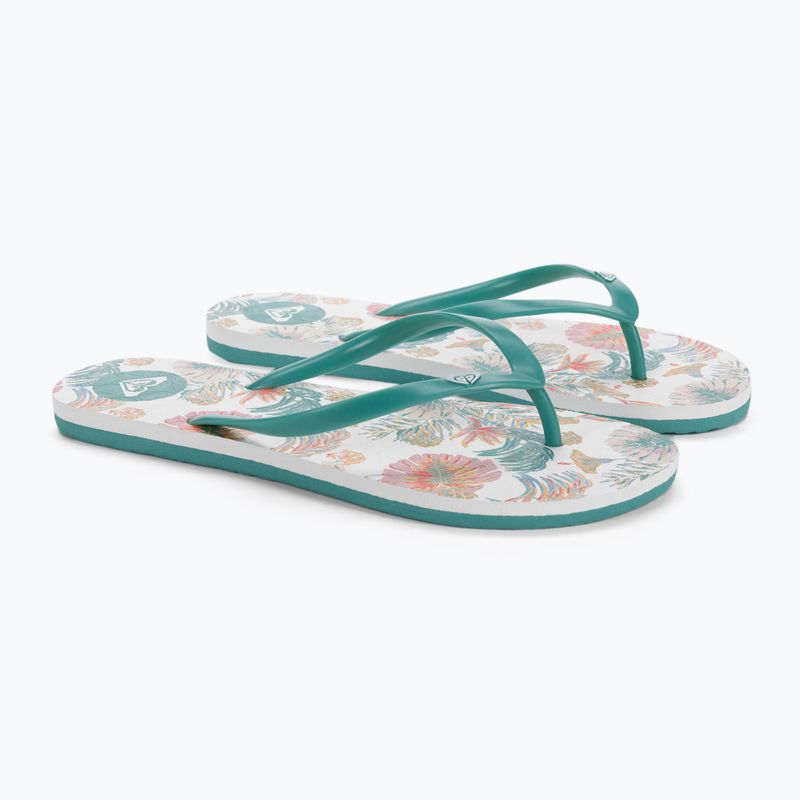Дамски джапанки ROXY To The Sea X 2021 white/aqua 5