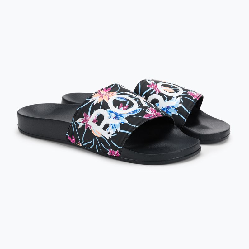 Дамски джапанки ROXY Slippy II 2021 black/azela pink 5