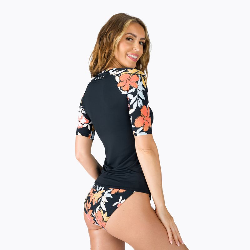Дамска тениска за плуване ROXY Beach Classics 2021 anthracite/island vibes 3