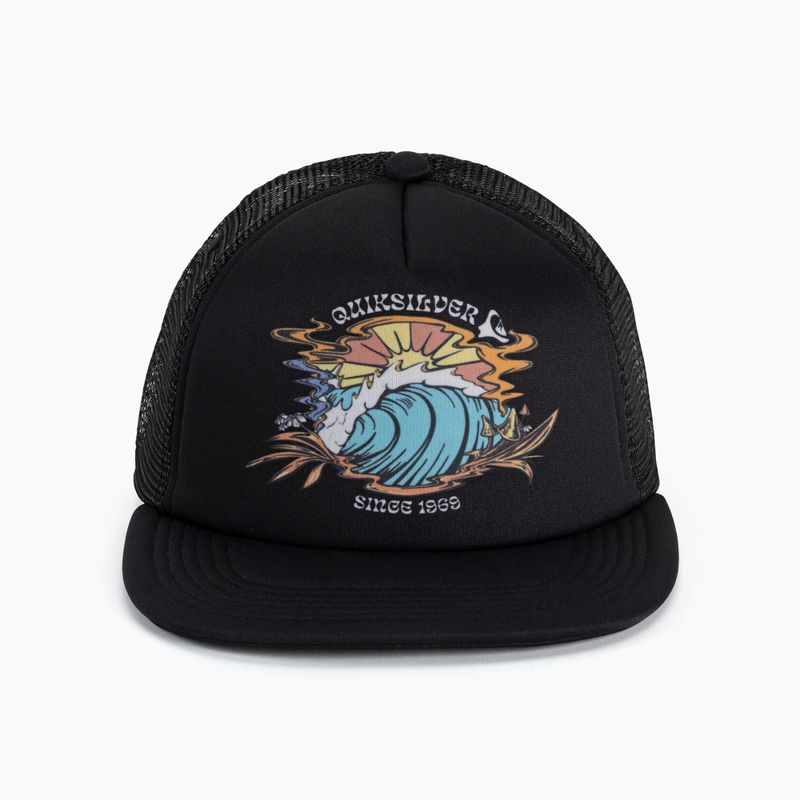 Детска бейзболна шапка Quiksilver Hard Shred black 4