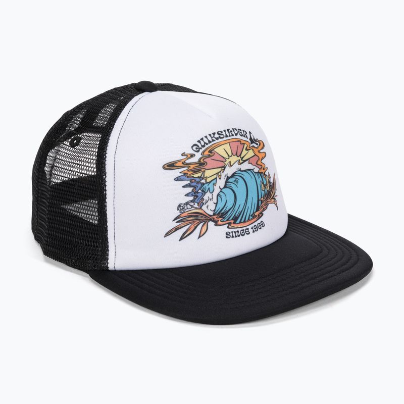 Детска бейзболна шапка Quiksilver Hard Shred white