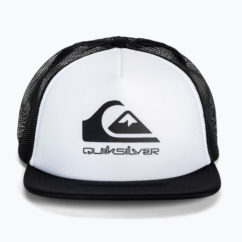 Мъжка бейзболна шапка Quiksilver Foamslayer white/black 4
