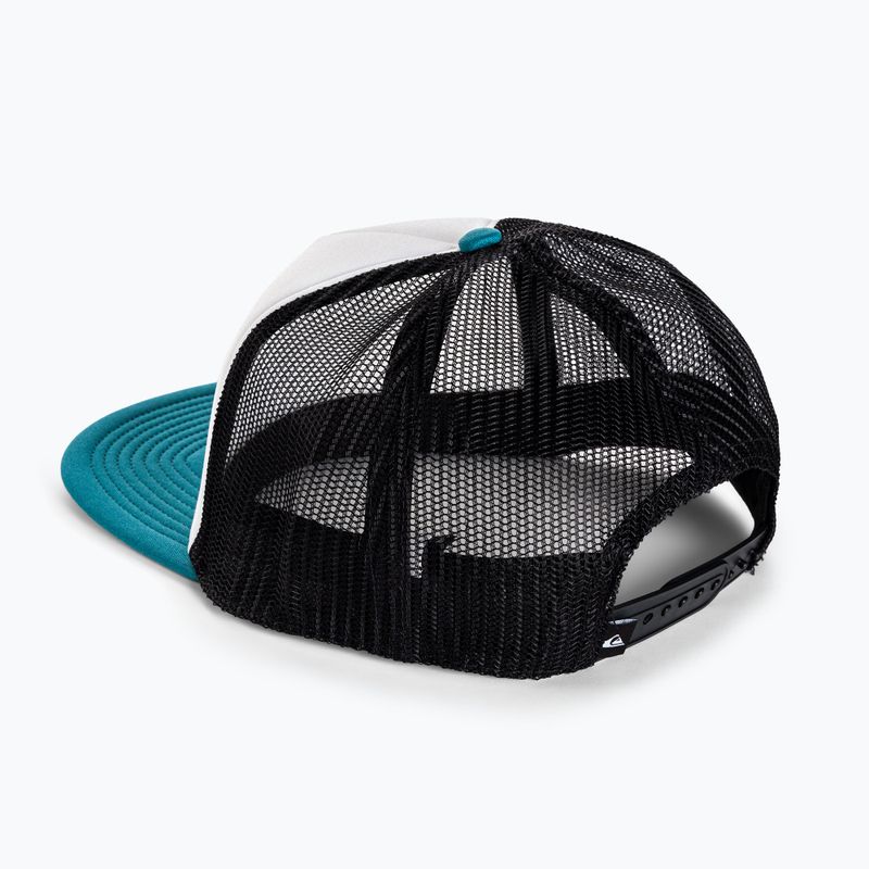 Мъжка бейзболна шапка Quiksilver Foamslayer white/blue 4