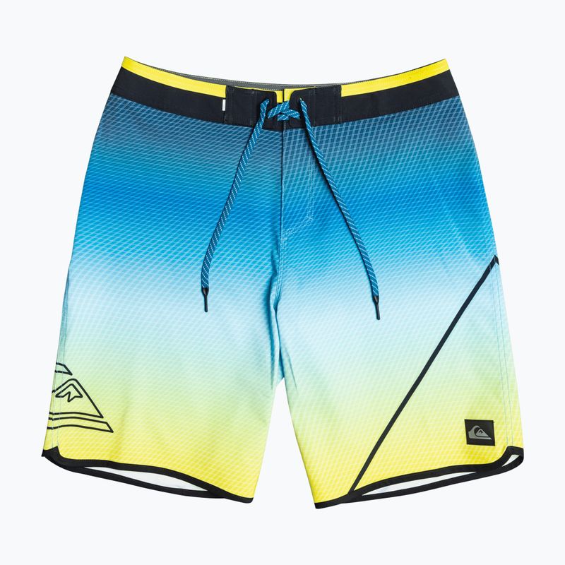 Детски къси панталони за плуване Quiksilver Surfsilk 16, синьо и жълто EQBBS03616-GDJ6