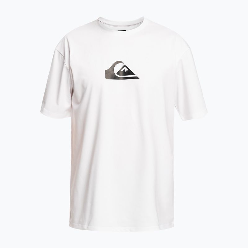 Мъжка тениска Quiksilver Solid Streak с UPF 50+, бяла EQYWR03386-WBB0