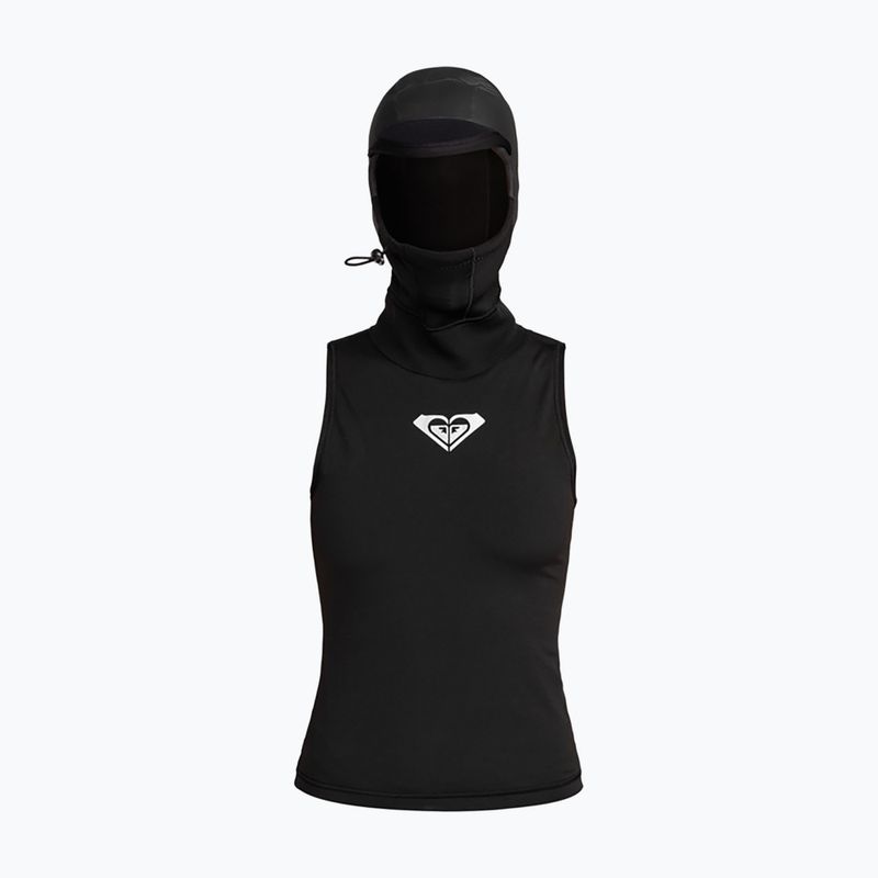 Дамски неопренов неопренов костюм ROXY 2.0 mm Swell Series Hooded Wetsuit Vest true black