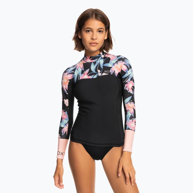 Дамски неопренов костюм за плуване ROXY 1 mm Swell Series anthracite paradise found s