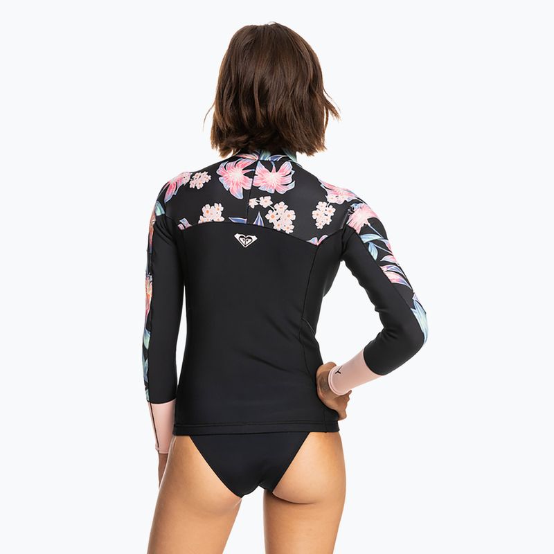 Дамски неопренов костюм за плуване ROXY 1 mm Swell Series anthracite paradise found s 3