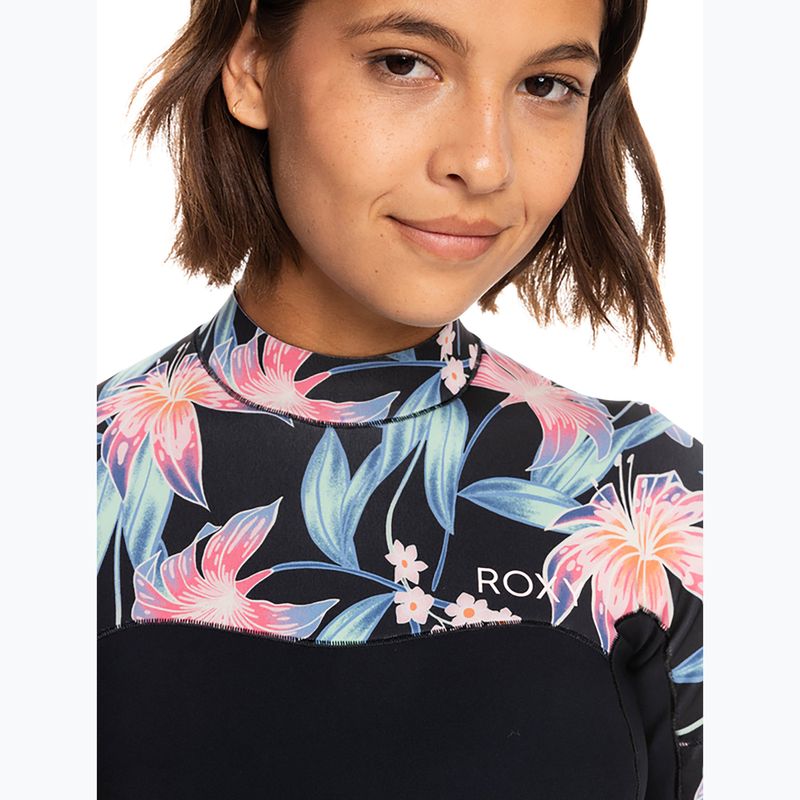 Дамски неопренов костюм за плуване ROXY 1 mm Swell Series anthracite paradise found s 5