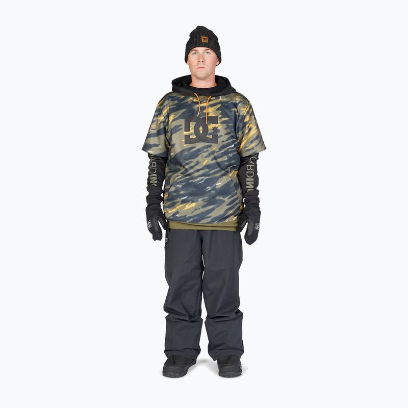 Мъжки суитшърт за сноуборд DC Dryden angled tie dye ivy green 2