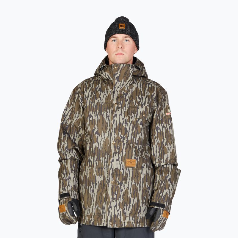 Мъжко яке за сноуборд DC Servo mossy oak original bottomland
