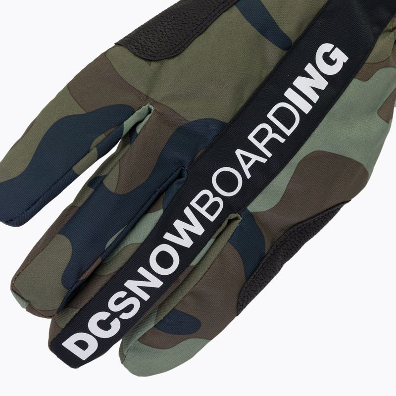 Мъжки ръкавици за сноуборд DC Salute woodland camo green 5