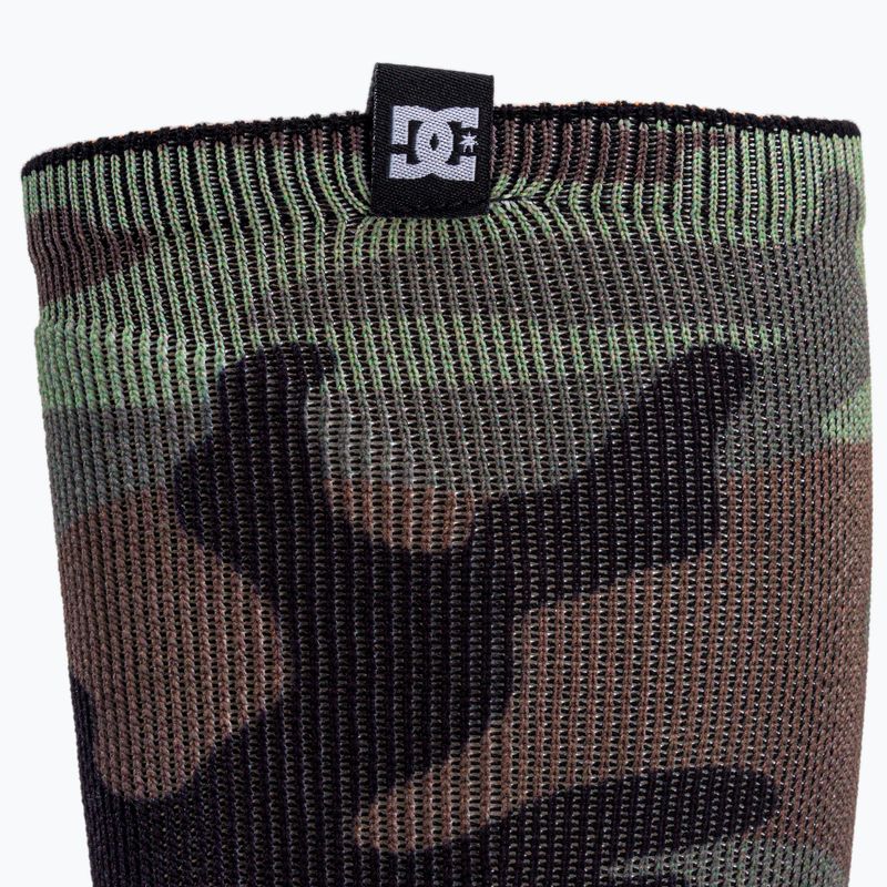 Мъжки чорапи за сноуборд DC Summit woodland camo green 3