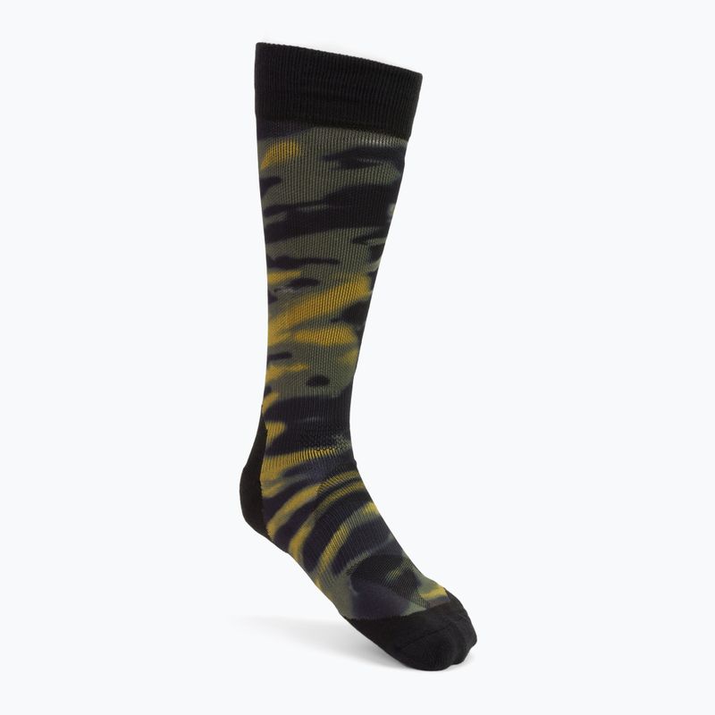 Мъжки чорапи за сноуборд DC Sanctioned angled tie dye ivy green