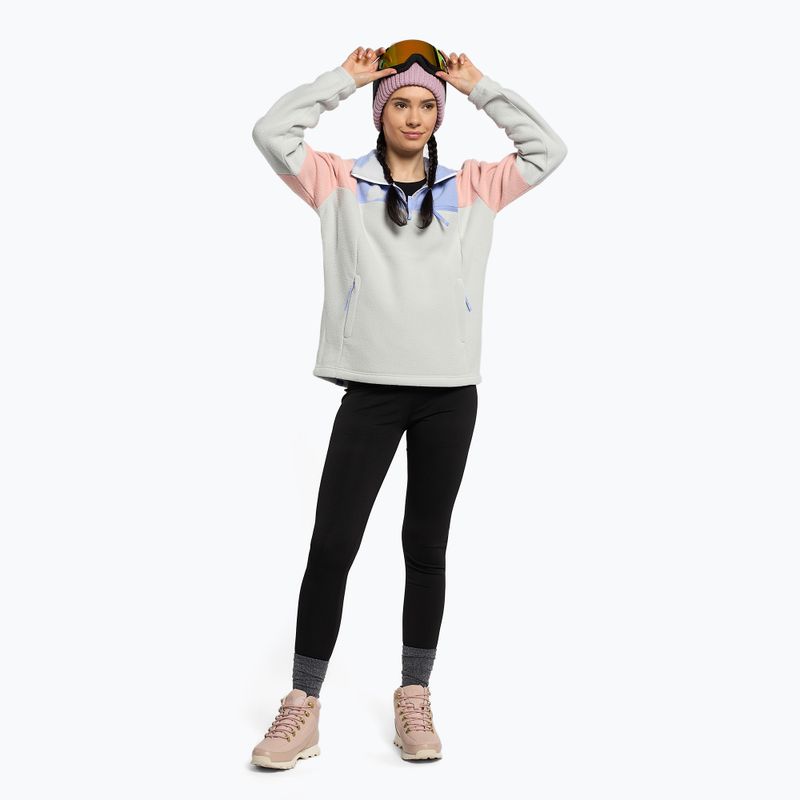 Женски суитшърт за сноуборд ROXY Chloe Kim Layer 2021 heather grey 2