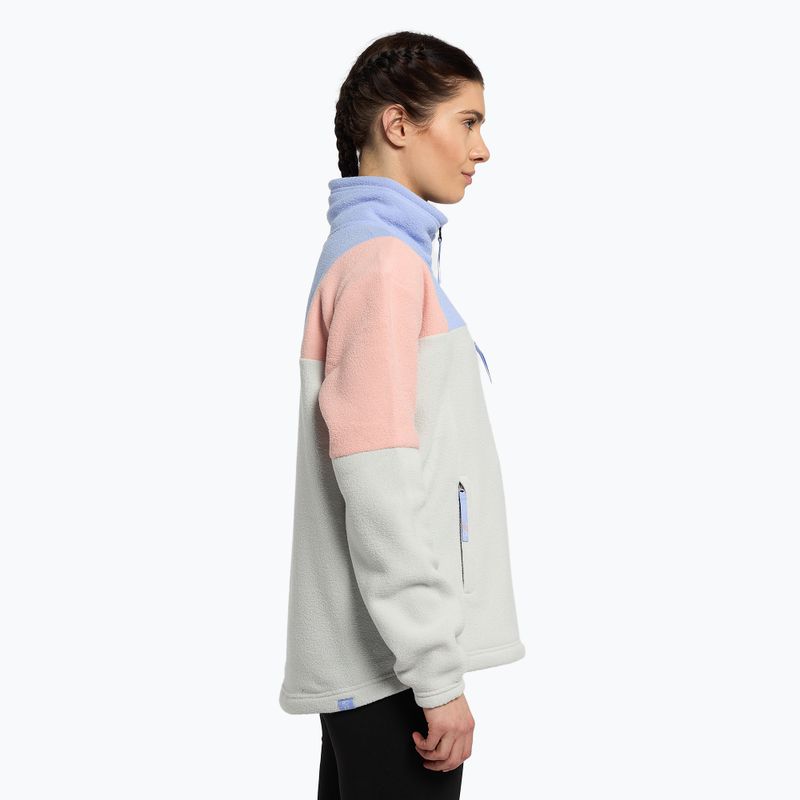 Женски суитшърт за сноуборд ROXY Chloe Kim Layer 2021 heather grey 3