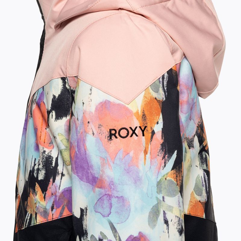 Детско яке за сноуборд ROXY Whist 2021 true black tenderness 3