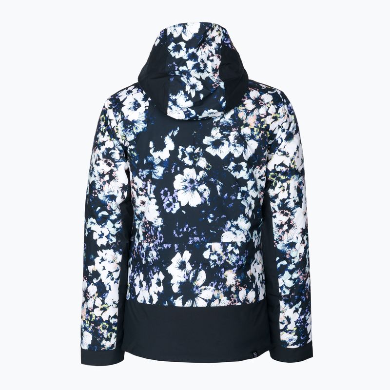 Детско яке за сноуборд ROXY Silverwinter 2021 true black black flowers 2