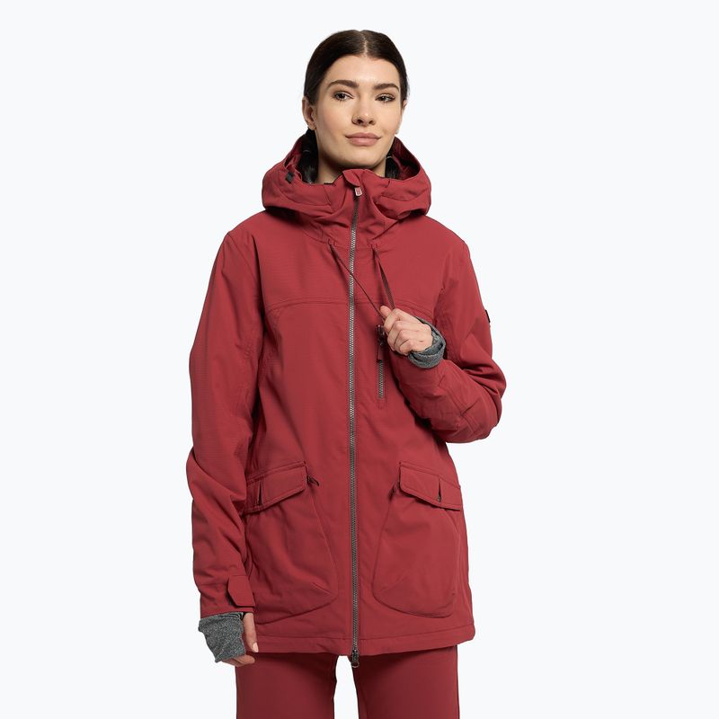 Дамско яке за сноуборд ROXY Stated Warmlink brick red