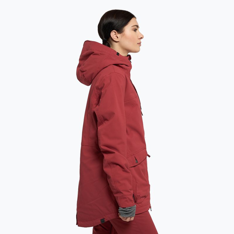 Дамско яке за сноуборд ROXY Stated Warmlink brick red 3