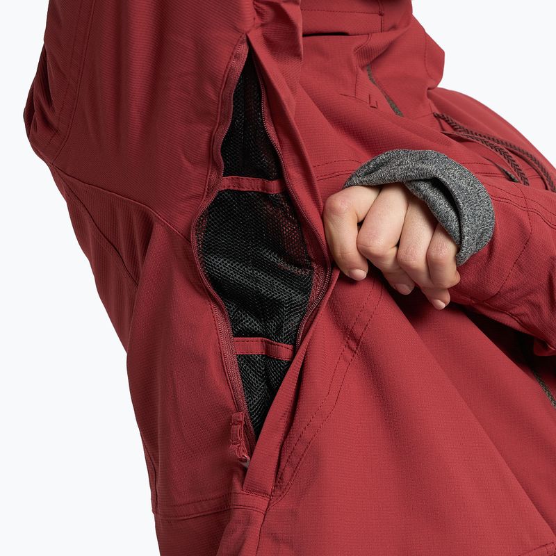 Дамско яке за сноуборд ROXY Stated Warmlink brick red 7