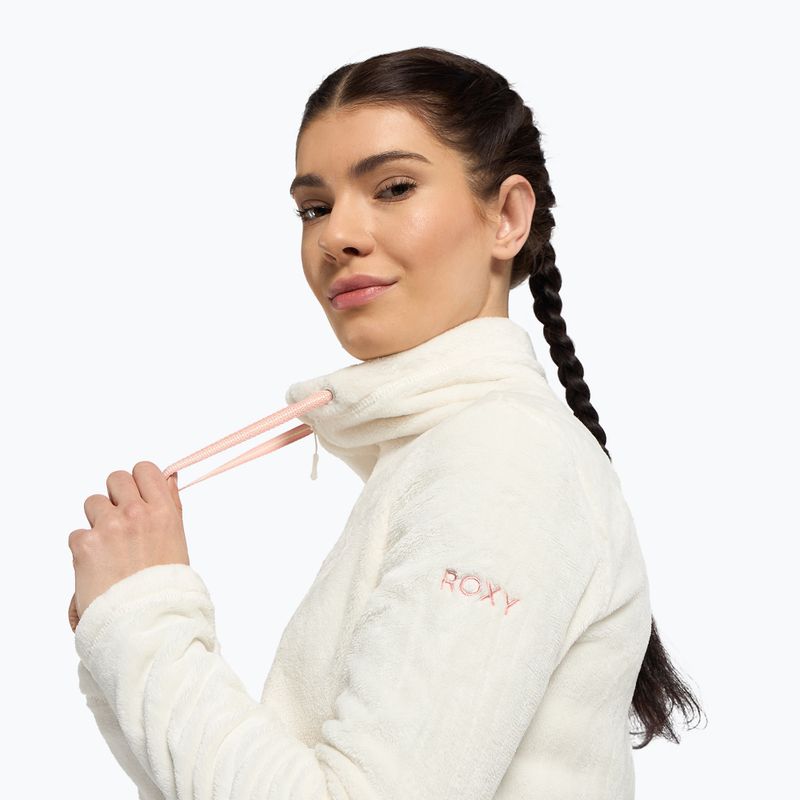 Женски суитшърт за сноуборд ROXY Tundra Fleece 2021 egret 5