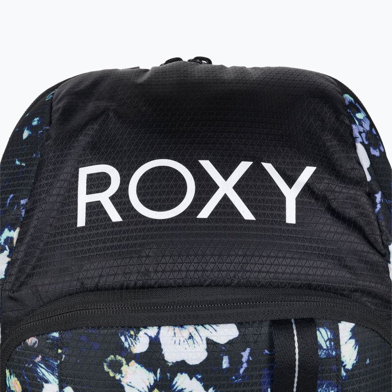Дамска раница за сноуборд ROXY Tribute 2021 true black black flowers 4