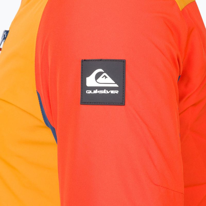 Детско сноуборд яке Quiksilver Kai Jones Ambition buckthorn brown 6