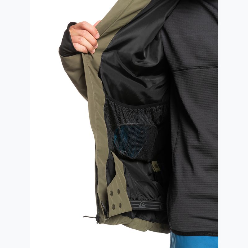 Quiksilver Muldrow мъжко яке за сноуборд зелено EQYTJ03376 6