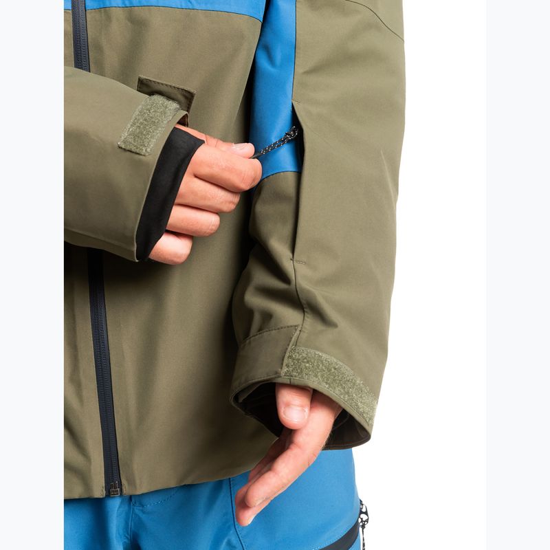 Quiksilver Muldrow мъжко яке за сноуборд зелено EQYTJ03376 8