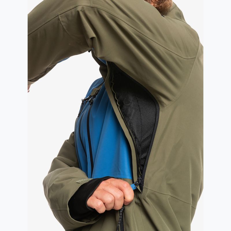 Quiksilver Muldrow мъжко яке за сноуборд зелено EQYTJ03376 10