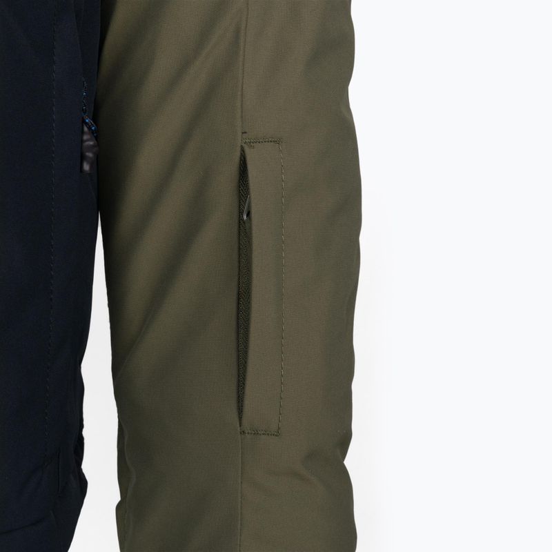 Детско яке за сноуборд Quiksilver Side Hit зелено-синьо EQBTJ03158 5