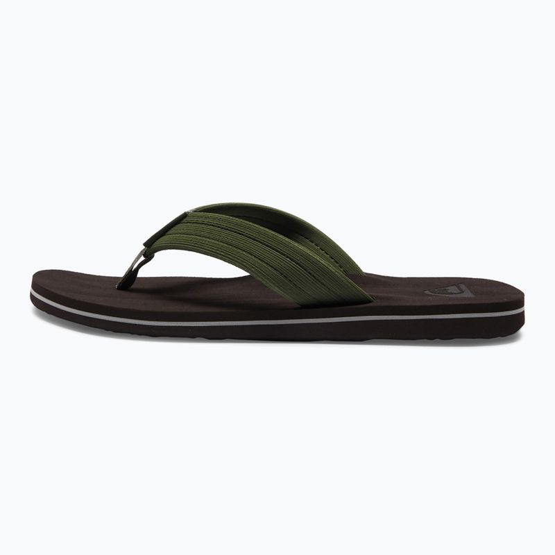 Мъжки джапанки Quiksilver Molokai Layback Textured кафяви AQYL101266 11