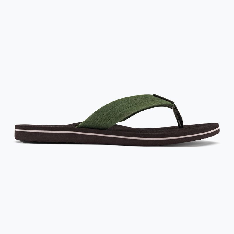 Мъжки джапанки Quiksilver Molokai Layback Textured кафяви AQYL101266 2