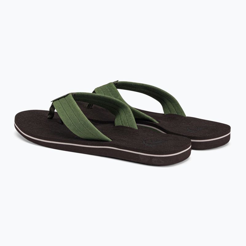 Мъжки джапанки Quiksilver Molokai Layback Textured кафяви AQYL101266 3