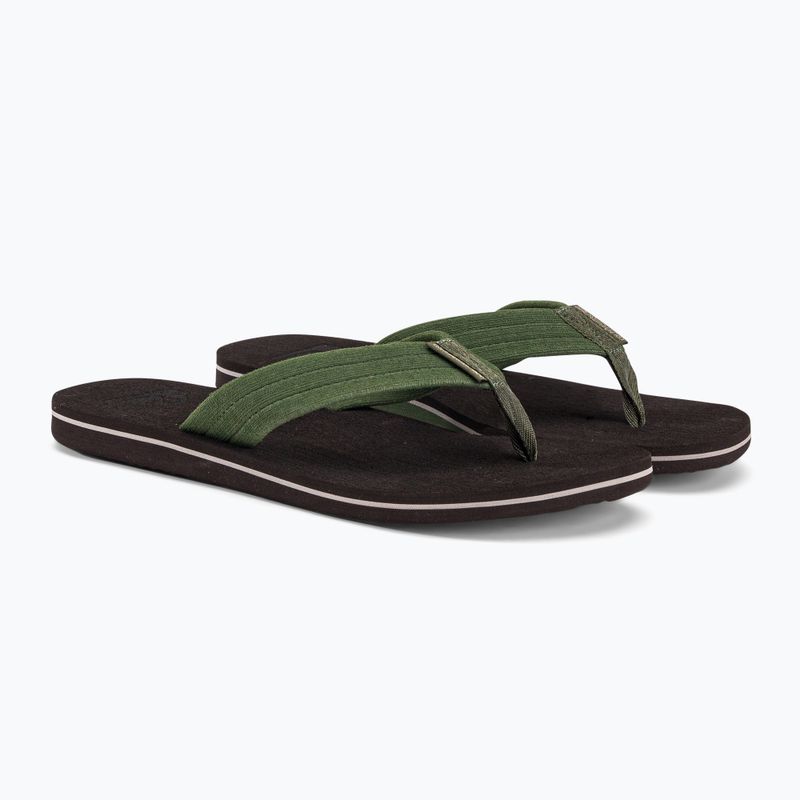 Мъжки джапанки Quiksilver Molokai Layback Textured кафяви AQYL101266 4