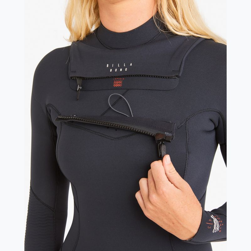 Дамски неопренов костюм за плуване Billabong 4/3 mm Salty Dayz Full black  6