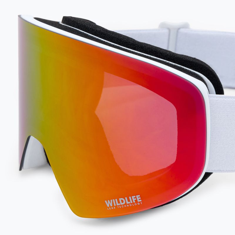 VonZipper Encore бели очила за сноуборд AZYTG00114 5