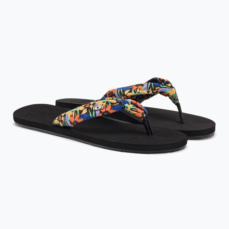 Дамски джапанки ROXY Paia IV 2021 black print 4