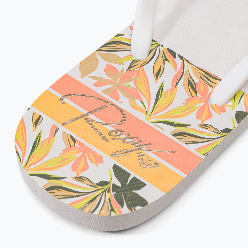 Дамски джапанки ROXY Viva Printed 2021 white 8