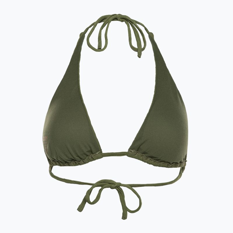 ROXY Current Coolness Удължен триъгълник Горна част на бански костюм loden green 2