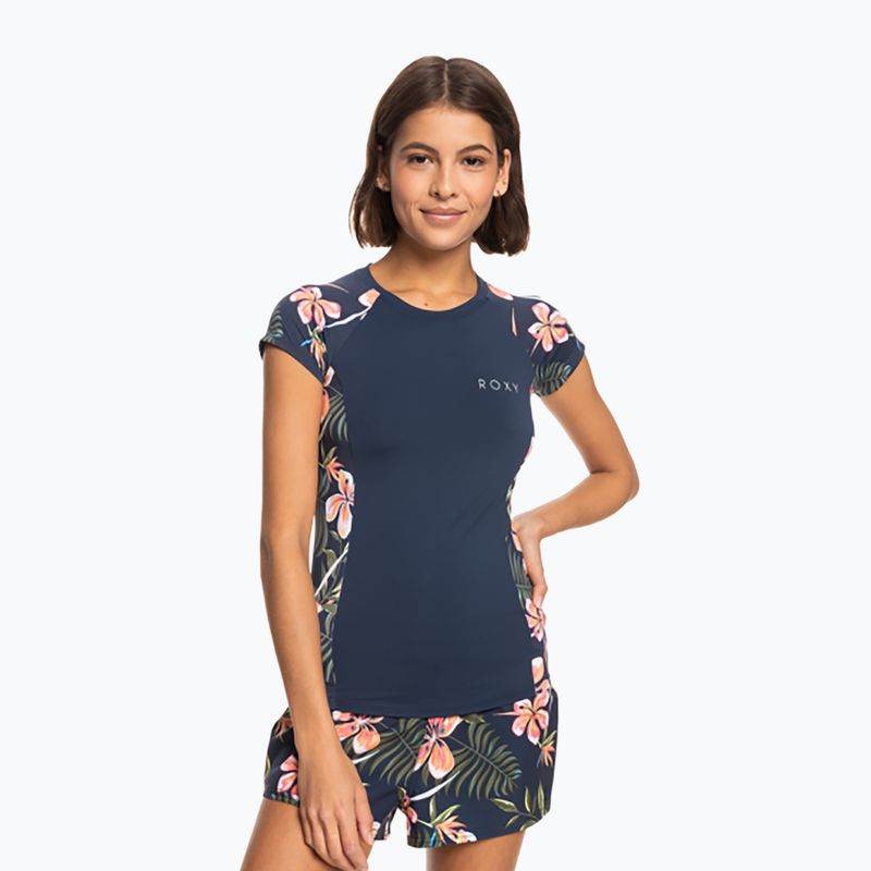 Дамска тениска за плуване ROXY Printed 2021 mood indigo tropical depht 4