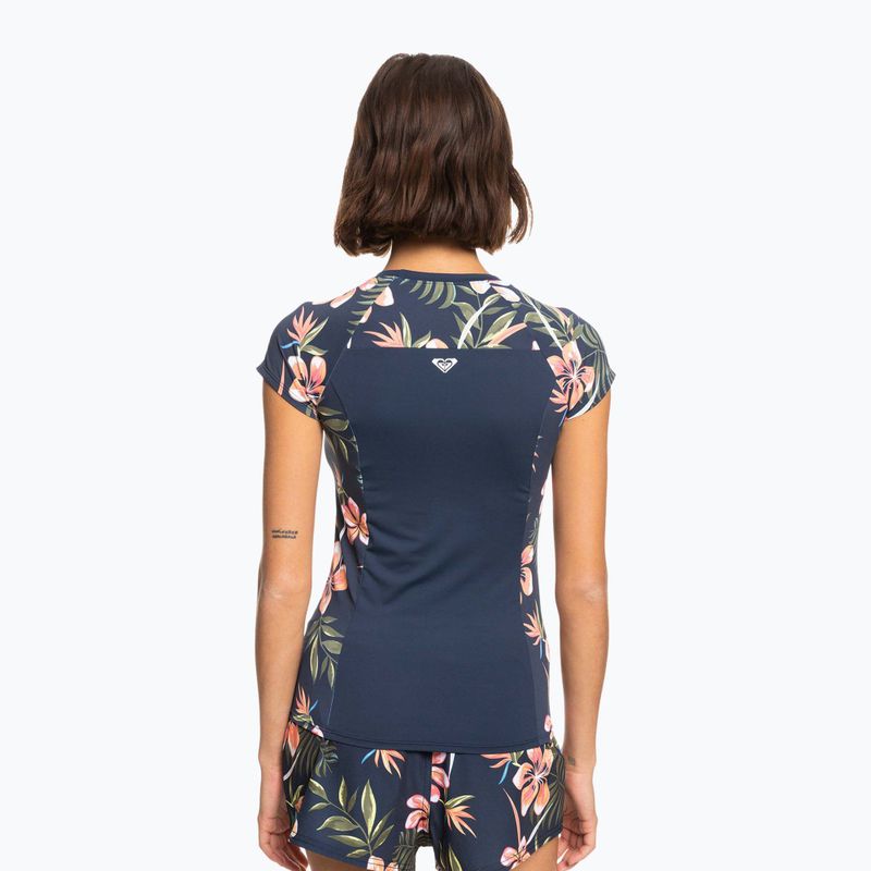 Дамска тениска за плуване ROXY Printed 2021 mood indigo tropical depht 5