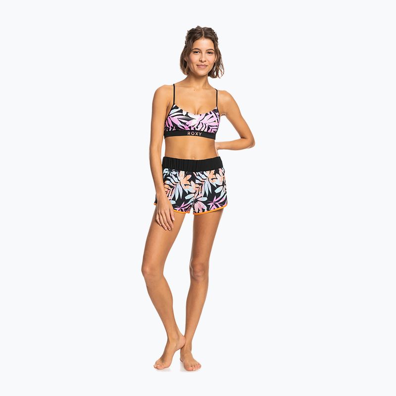 Дамски къси панталони за плуване ROXY Active 2021 anthracite zebra jungle 3