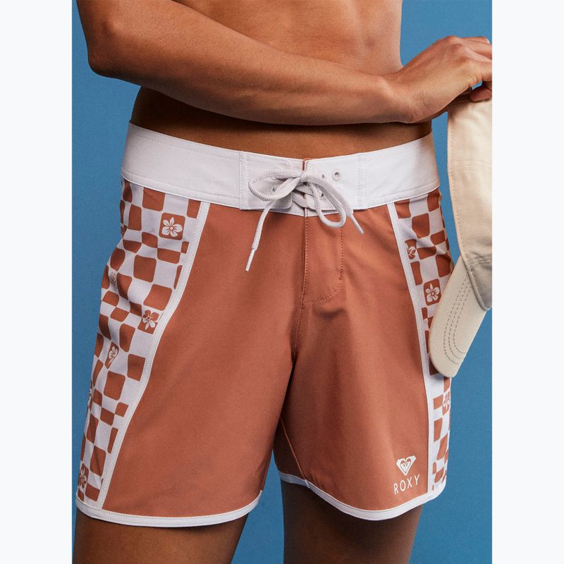 Дамски къси панталони за плуване ROXY Printed 5" 2021 cork flower box 7