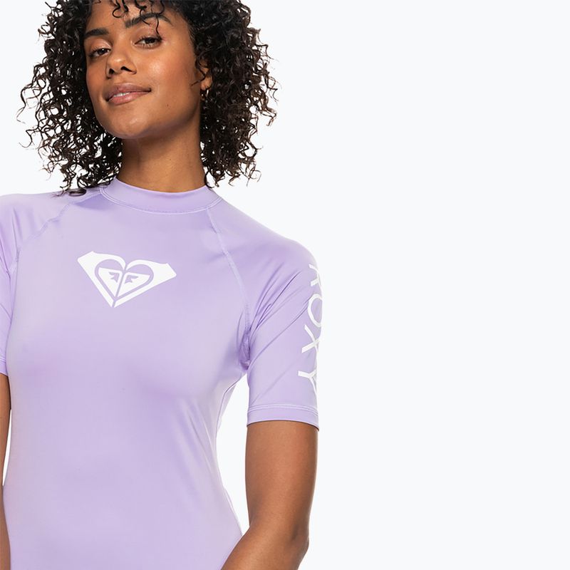 Дамска тениска за плуване ROXY Whole Hearted 2021 purple rose 5