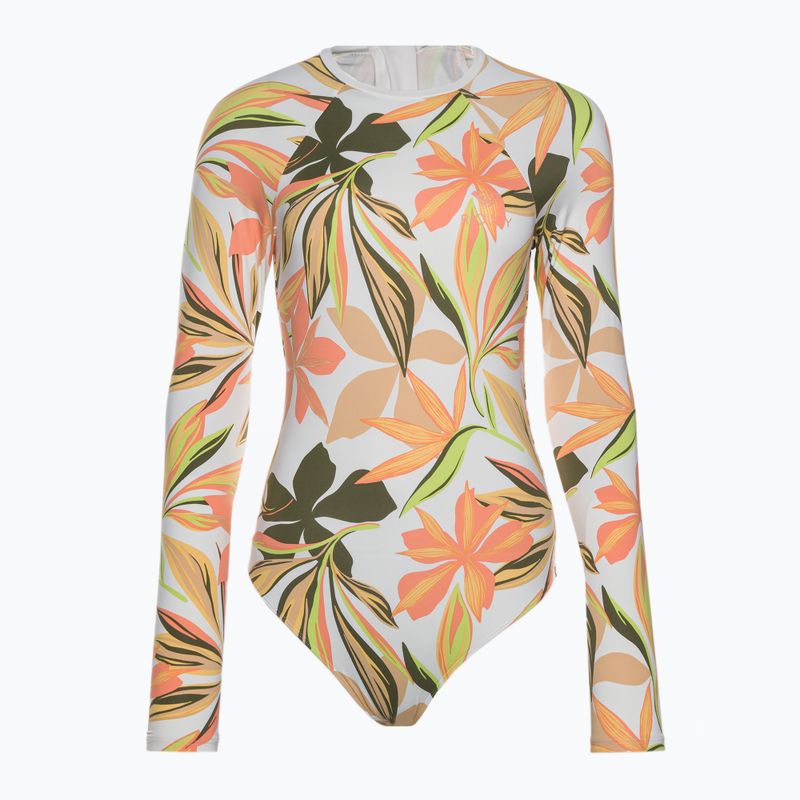Дамски бански костюм от една част ROXY Print Mix Solid 2021 bright white subtly salty flat