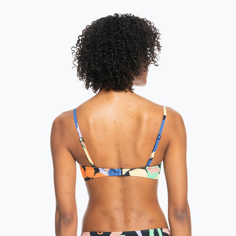 ROXY Color Jam Bandeau горнище на бански антрацит flower jammin 8