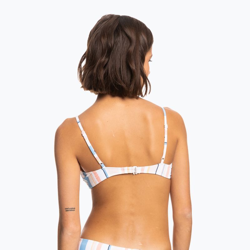 ROXY Beach Classics Bralette peach whip sand stripper горна част на бански костюм 5