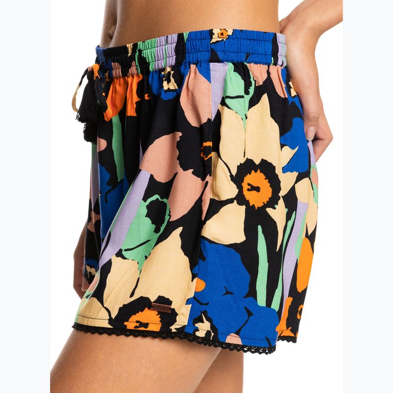 Дамски къси панталони за плуване ROXY Salty Tan 2021 anthracite flower jammin 6